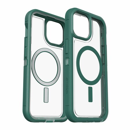 OTTERBOX Defender Pro Xt Clear Magsafe Case For Apple Iphone 15 / Iphone 14 / Iphone 13, Velvet Evergreen 77-93327